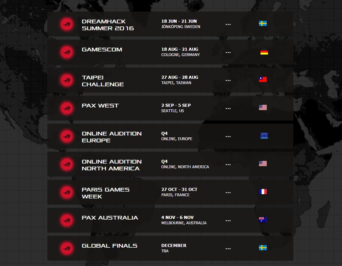 JTR Schedule